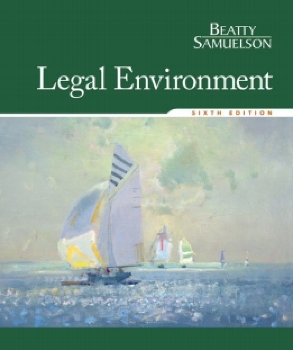 MindTap Business Law for Beatty/Samuelson's Legal Environment, 6th Edition, [Instant Access], 1 term (6 months) 6th Edition â€“ PDF/EPUB Version Downloadable